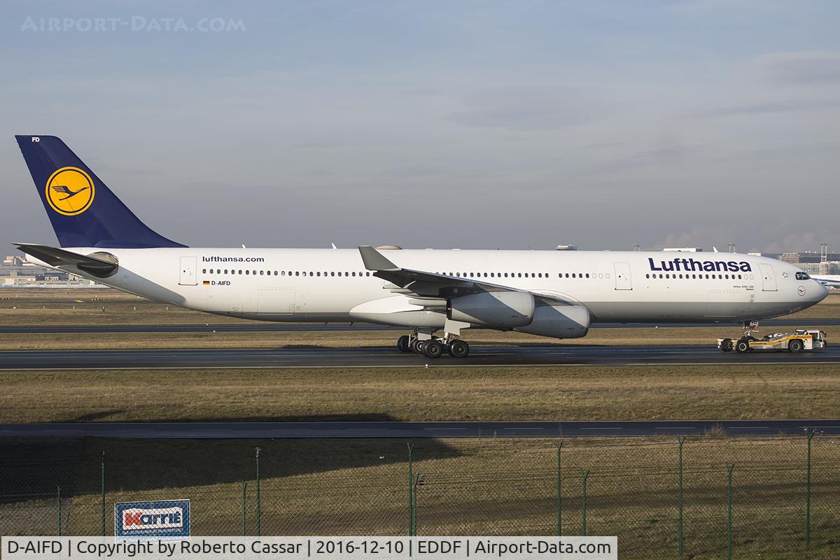 D-AIFD, 2001 Airbus A340-313X C/N 390, Frankfurt 2016