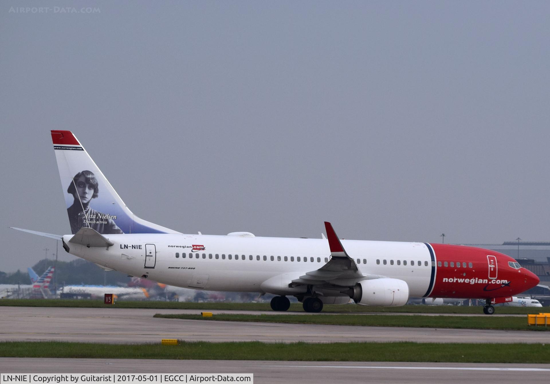 LN-NIE, 2012 Boeing 737-8JP C/N 39435, At Manchester