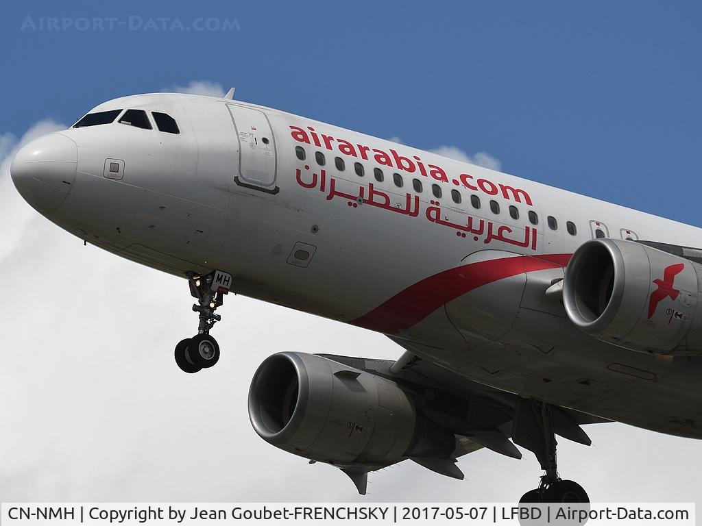 CN-NMH, 2012 Airbus A320-214 C/N 5143, Air Arabia 3O301 from Fez landing runway 23