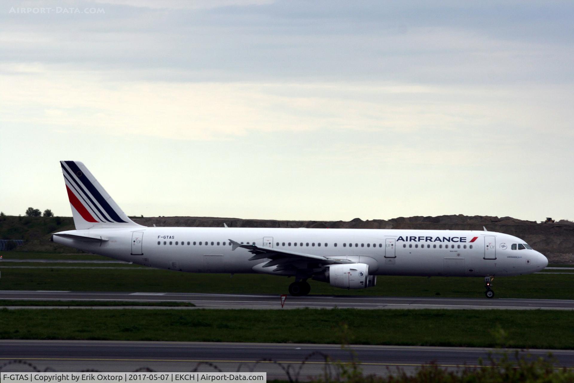 F-GTAS, 2008 Airbus A321-212 C/N 3419, F-GTAS taking off rw 22R