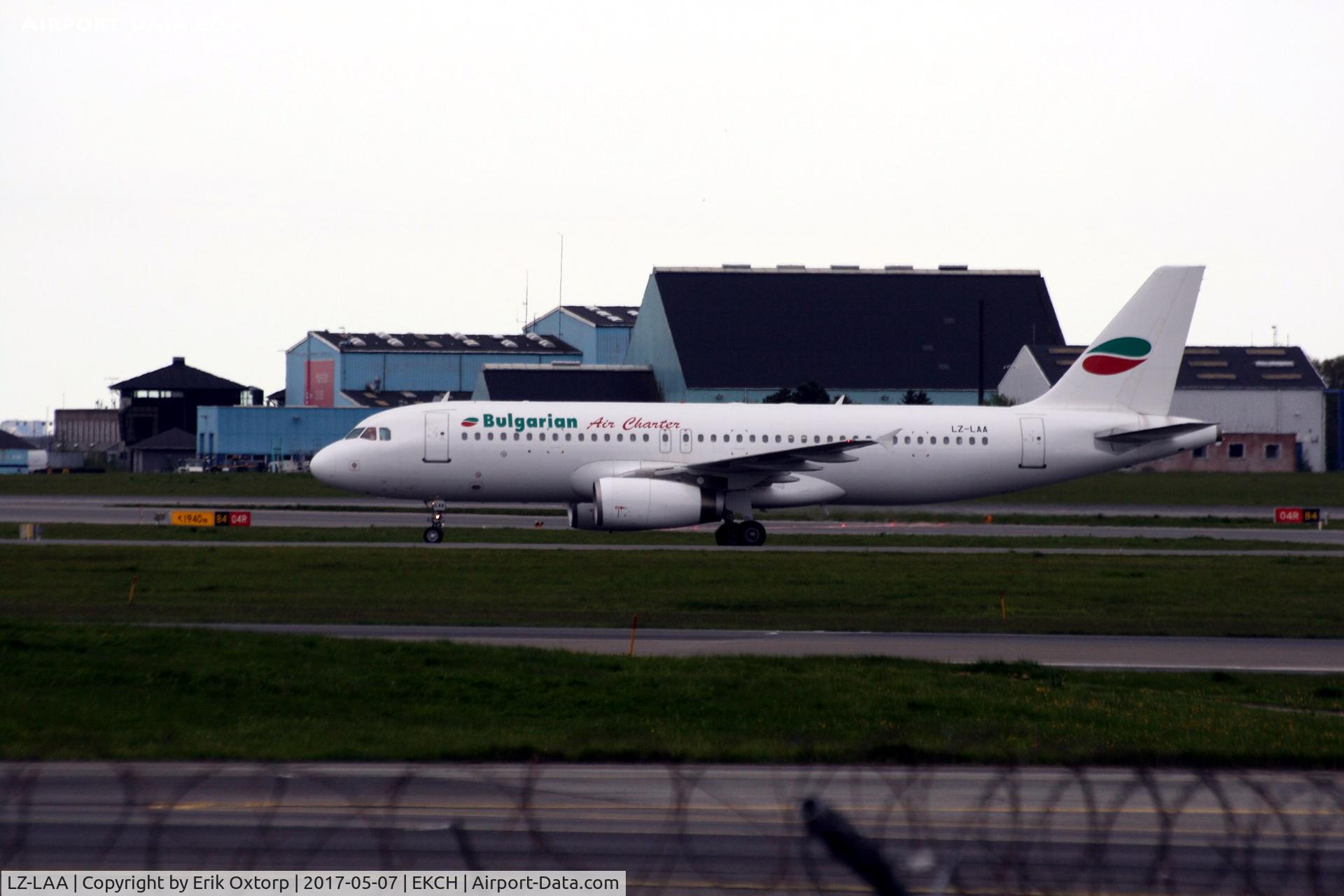 LZ-LAA, 1991 Airbus A320-231 C/N 256, LZ-LAA just arrived rw 22L