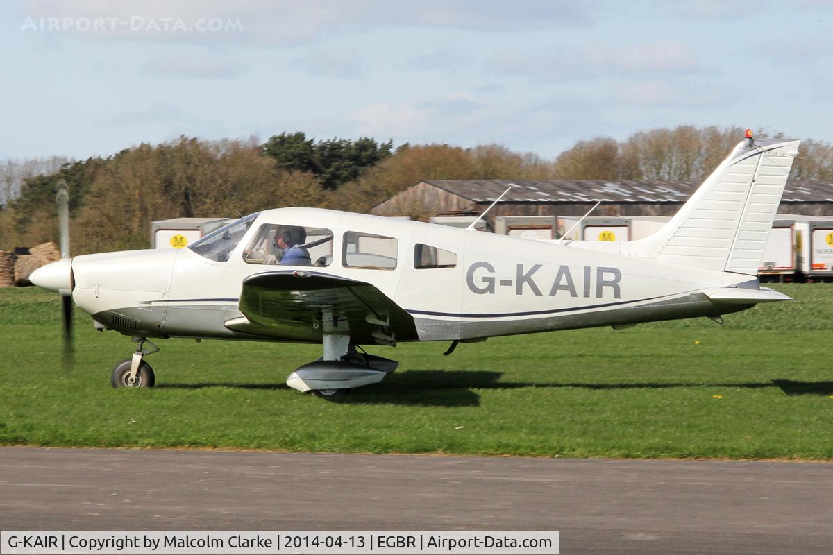 G-KAIR, 1978 Piper PA-28-181 Cherokee Archer II C/N 28-7990176, Piper PA-28-181 Cherokee Archer II at Beighton Airfield's Early Bird Fly-In. April 13th 2014.