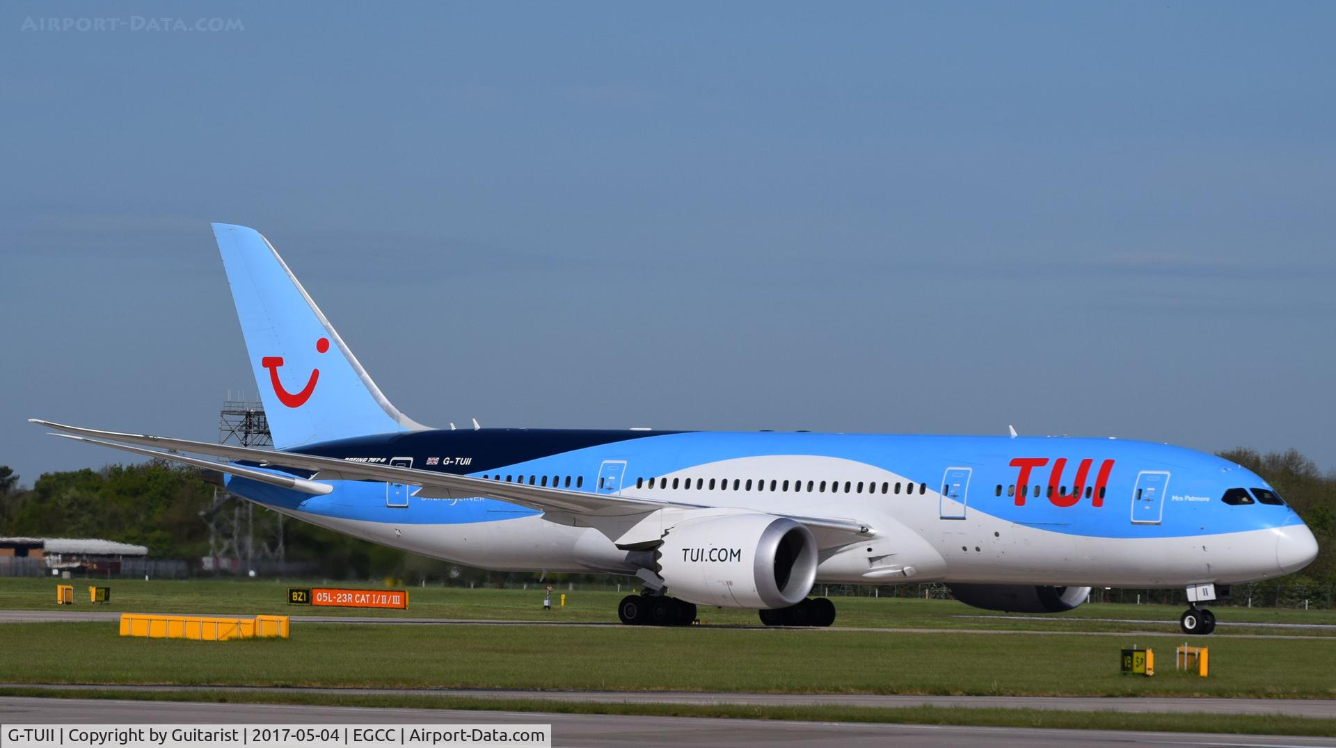 G-TUII, 2015 Boeing 787-8 Dreamliner C/N 37230, At Manchester