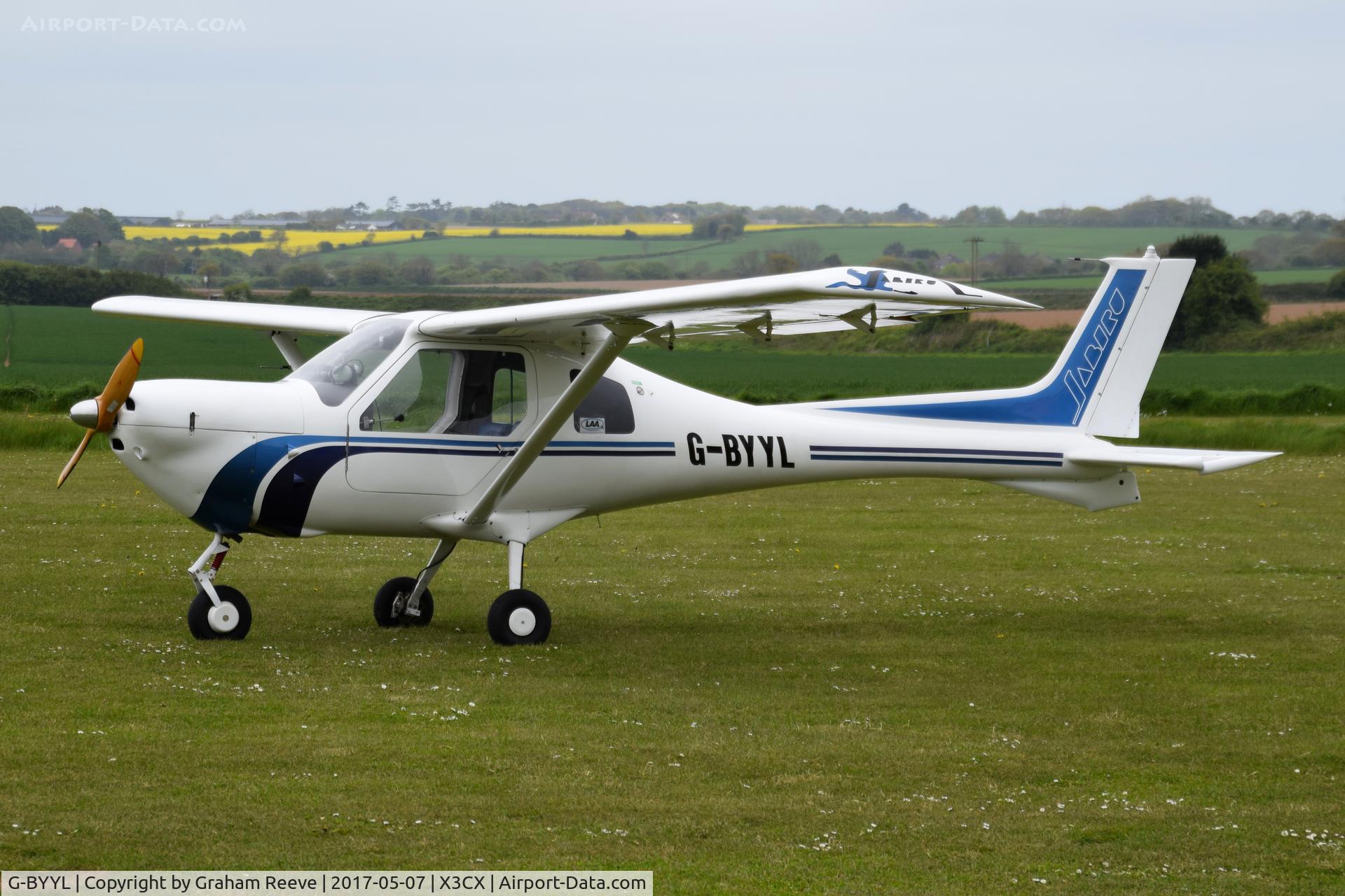 G-BYYL, 2000 Jabiru UL-450 C/N PFA 274A-13480, Parked at Northrepps.