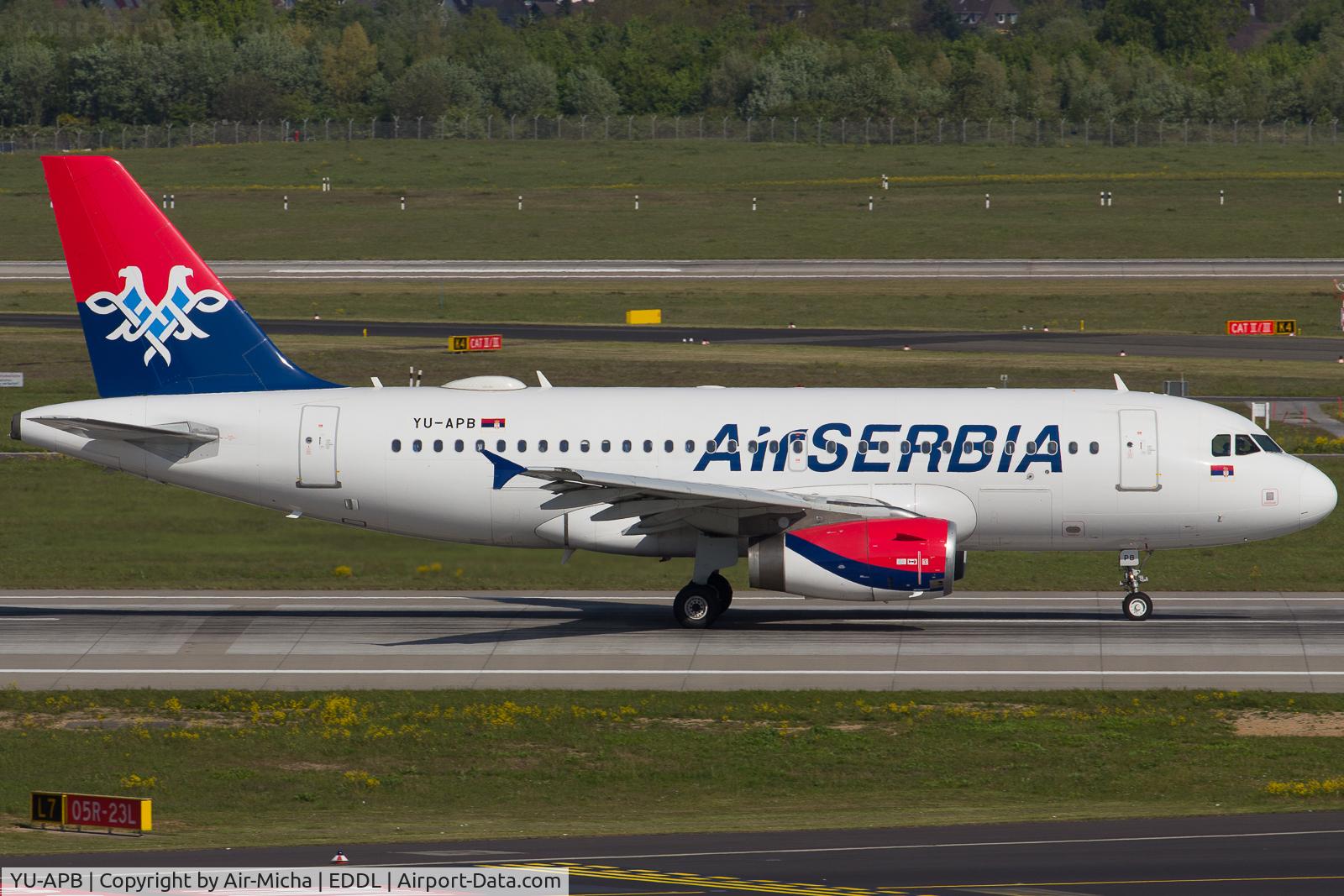 YU-APB, 2004 Airbus A319-132 C/N 2296, Air Serbia
