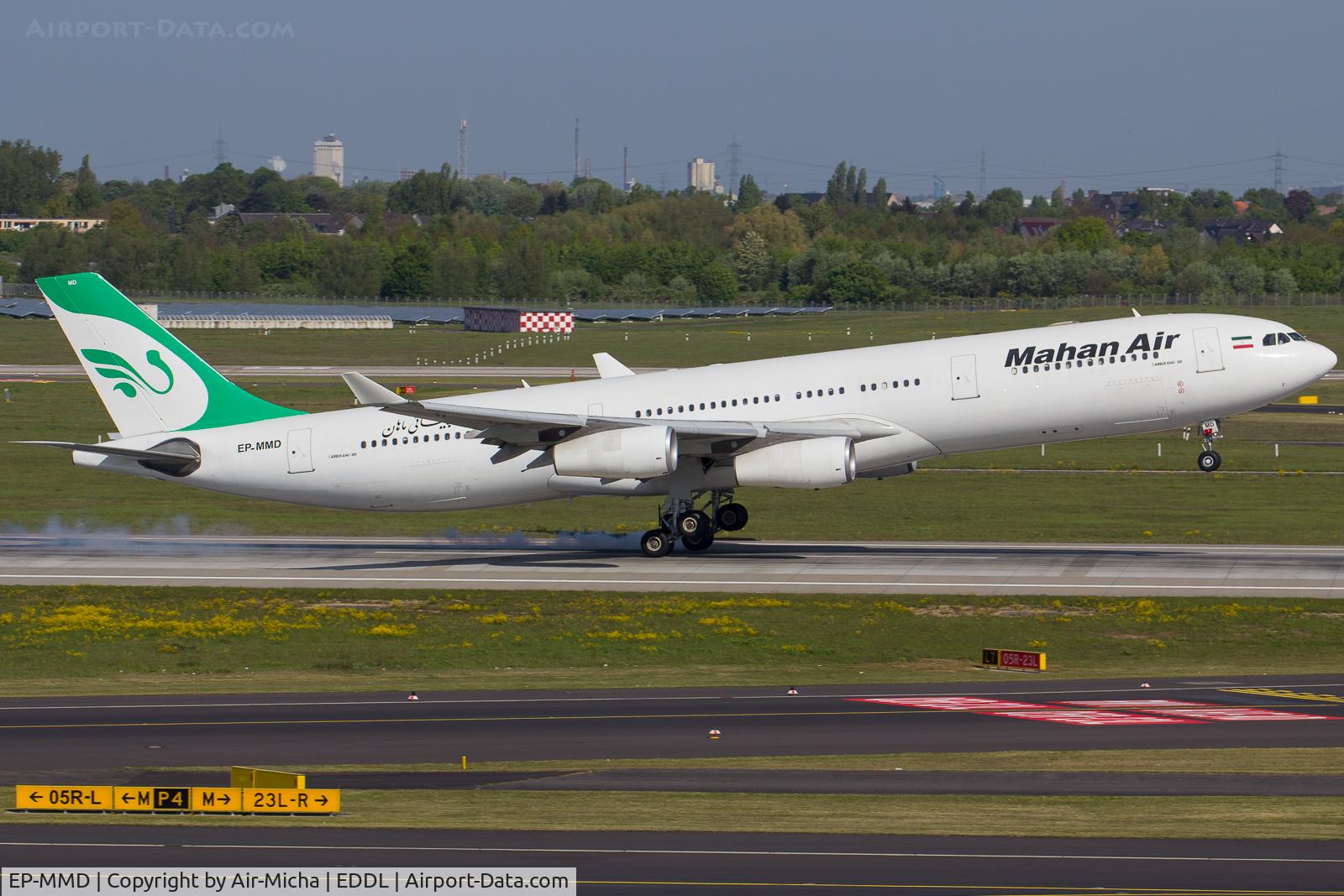 EP-MMD, 1997 Airbus A340-313 C/N 164, Mahan Air