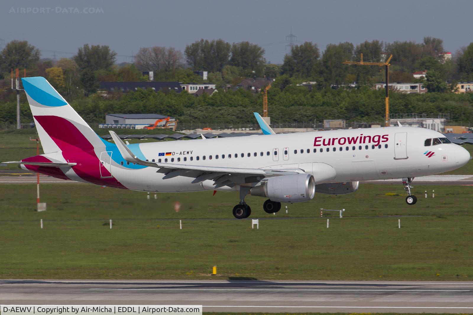 D-AEWV, 2017 Airbus A320-214 C/N 7545, Eurowings