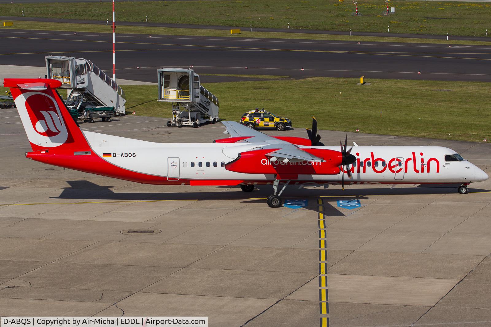 D-ABQS, 2016 De Havilland Canada DHC-8-402Q Dash 8 Dash 8 C/N 4539, Air Berlin