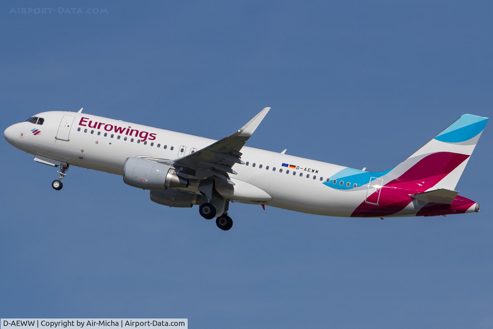 D-AEWW, 2017 Airbus A320-214 C/N 7615, Eurowings