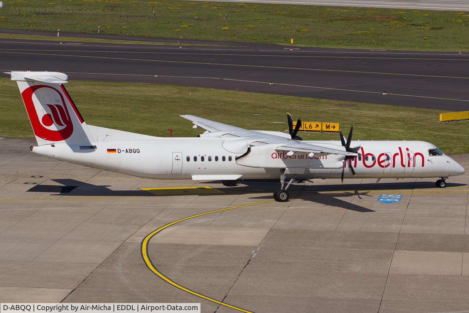 D-ABQQ, 2008 De Havilland Canada DHC-8-402Q Dash 8 Dash 8 C/N 4198, Air Berlin