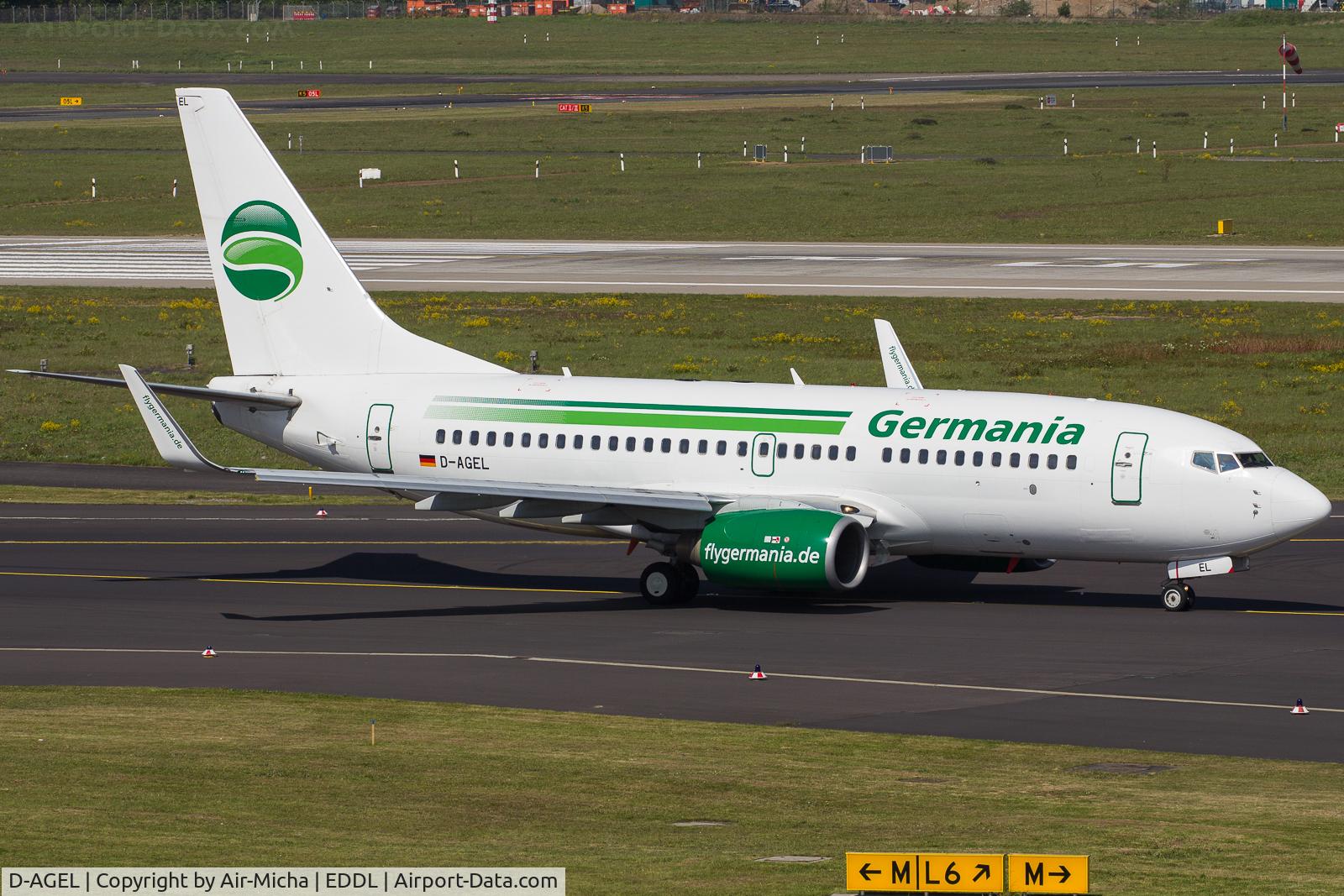 D-AGEL, 1997 Boeing 737-75B C/N 28110, Germania