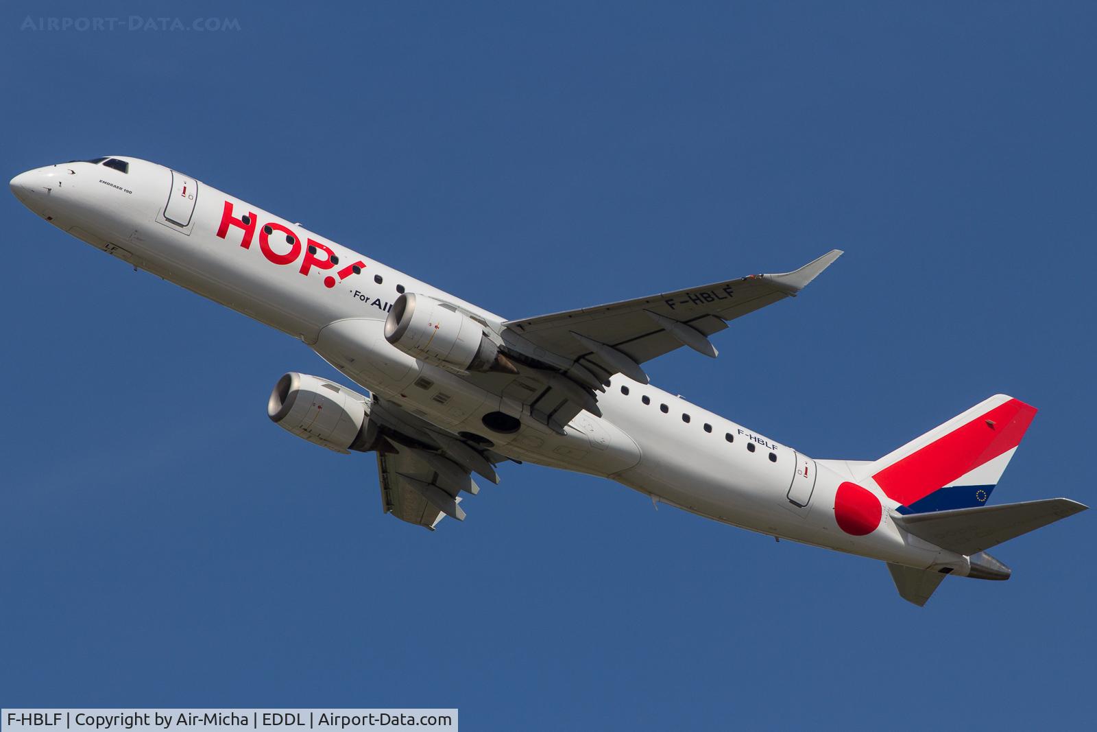 F-HBLF, 2008 Embraer 190AR (ERJ-190-100IGW) C/N 19000158, HOP !