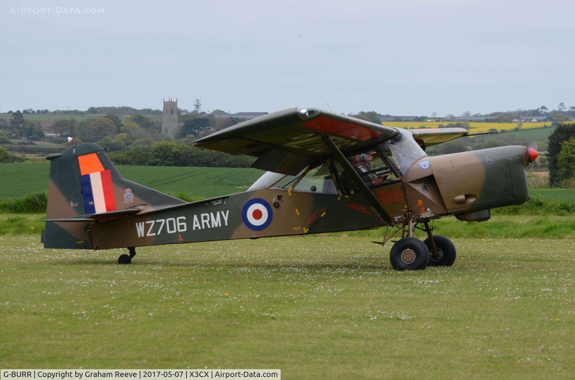 G-BURR, 1955 Auster AOP.9 C/N B5/10/32, Just landed at Northrepps.