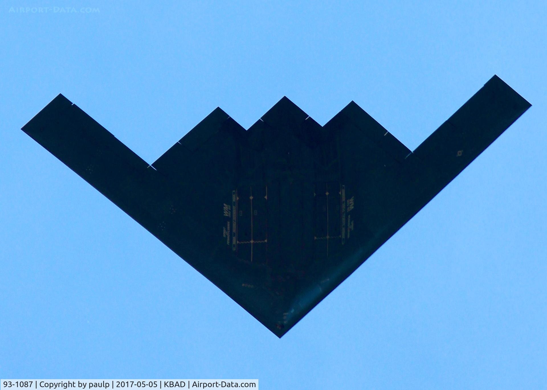 93-1087, 1993 Northrop Grumman B-2A Spirit C/N 1020/AV-20, At Barksdale Air Force Base.