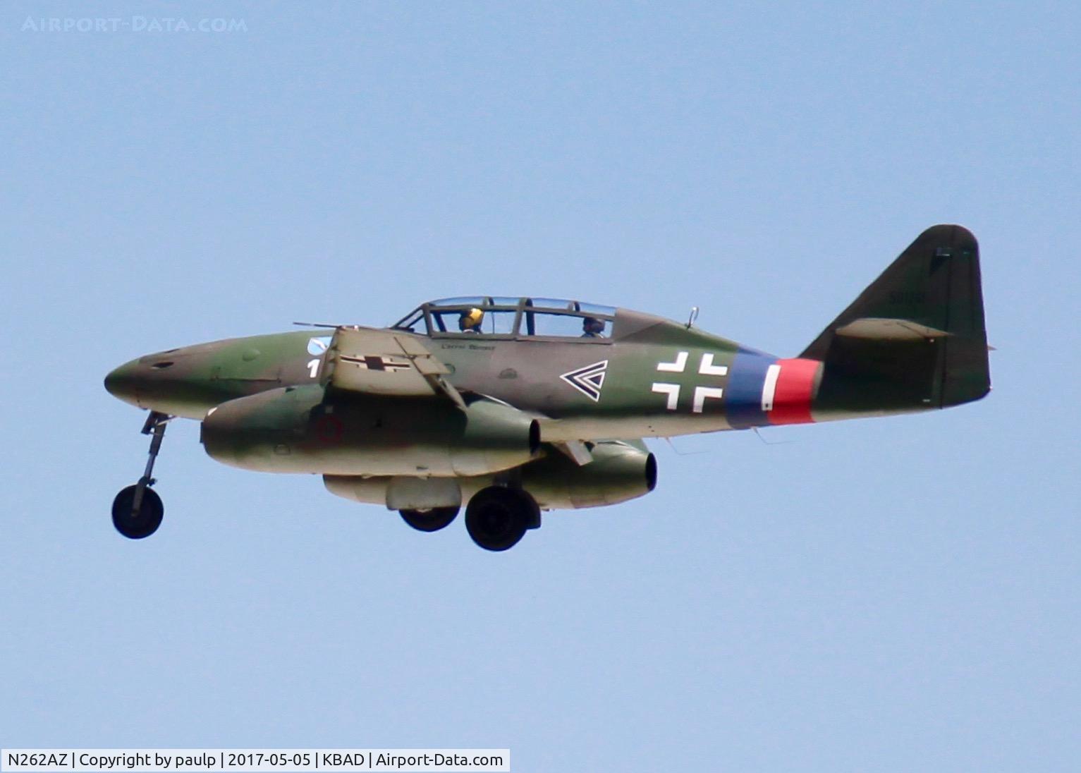 N262AZ, 2002 Messerschmitt Me-262B-1C Schwalbe Replica C/N 501241, At Barksdale Air Force Base.
