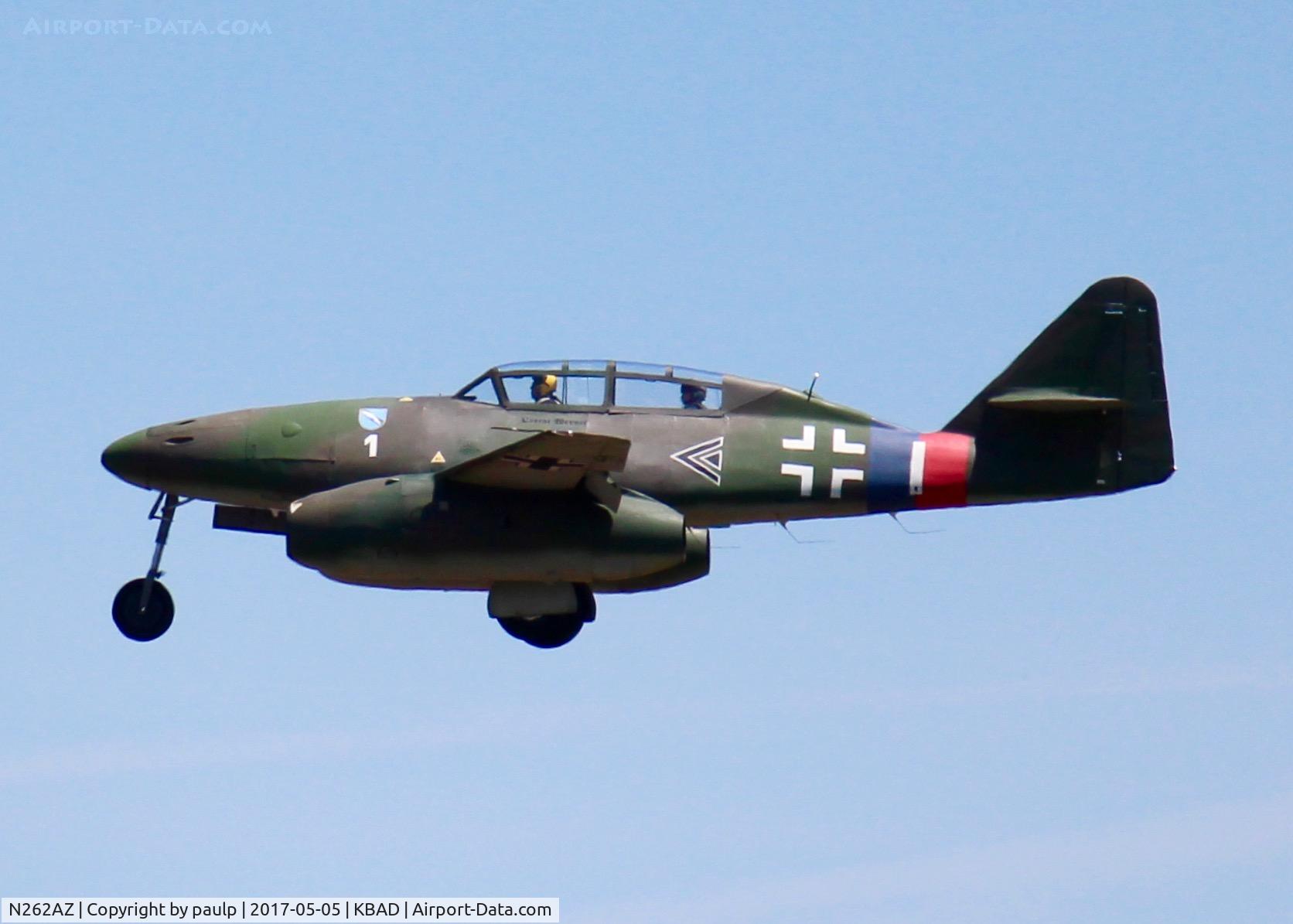N262AZ, 2002 Messerschmitt Me-262B-1C Schwalbe Replica C/N 501241, At Barksdale Air Force Base.