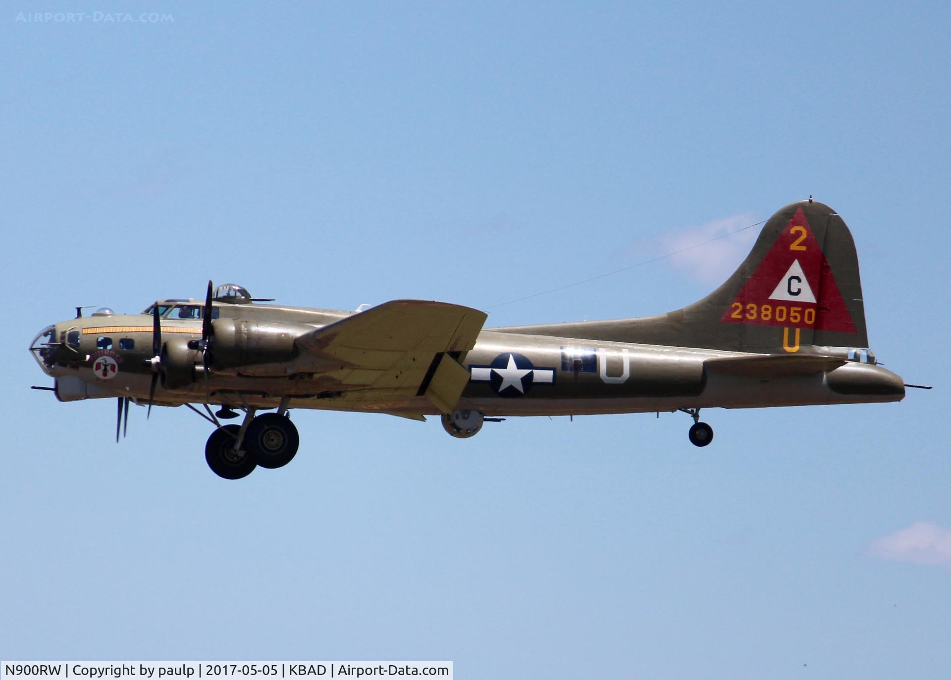 N900RW, 1944 Boeing B-17G Flying Fortress C/N 8627, At Barksdale Air Force Base.