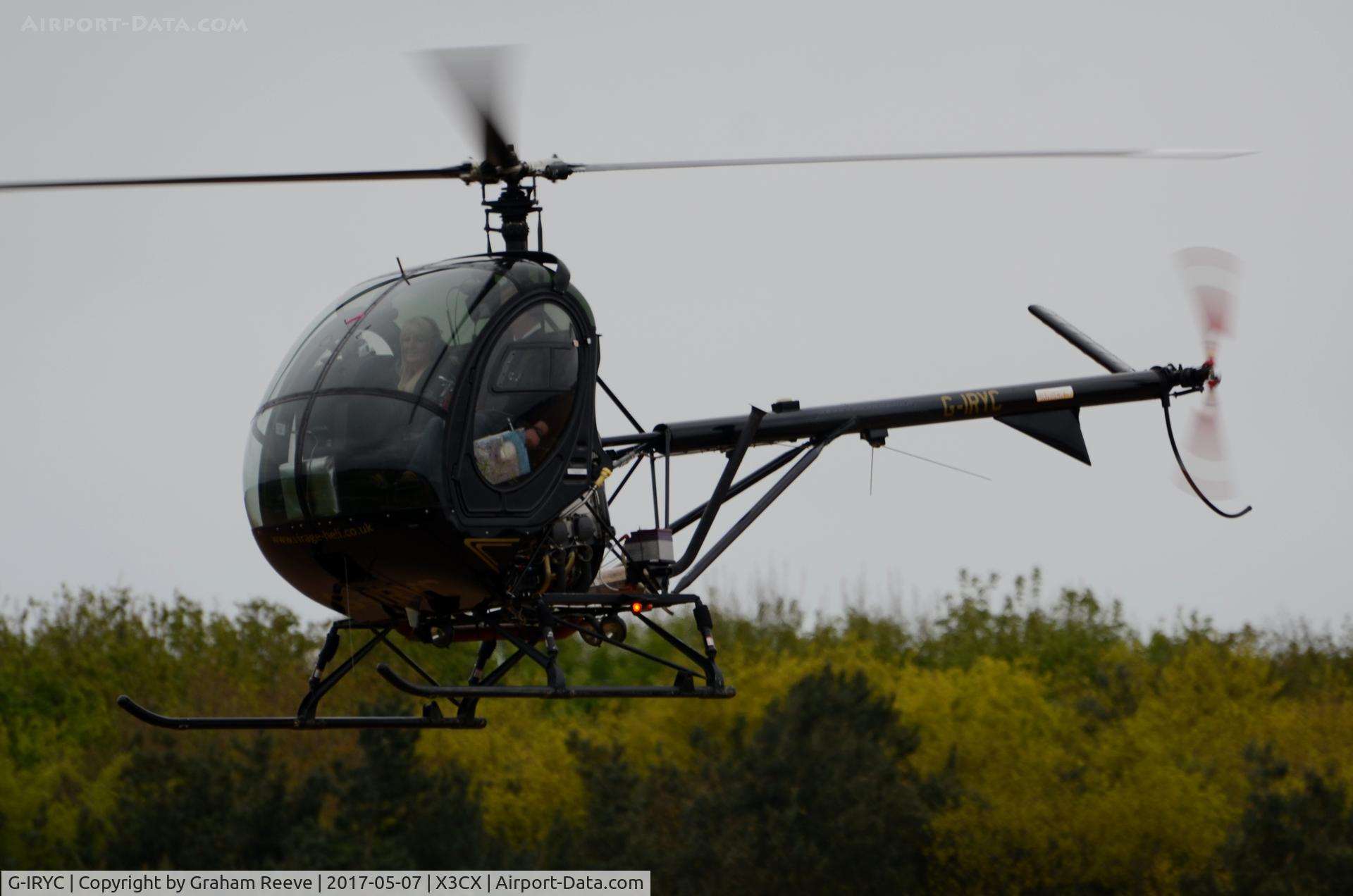 G-IRYC, 2004 Schweizer 269C-1 C/N 0194, Landing at Northrepps.