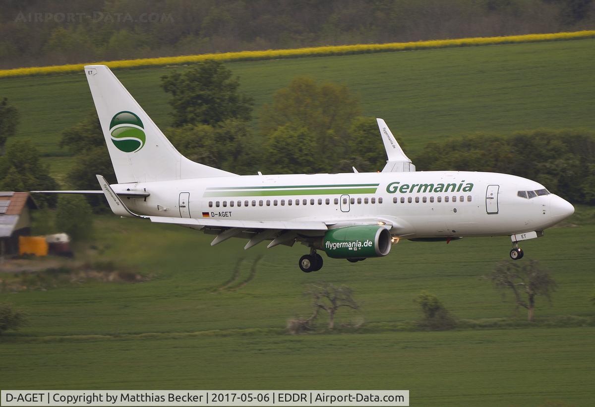 D-AGET, 1998 Boeing 737-75B C/N 28109, D-AGET