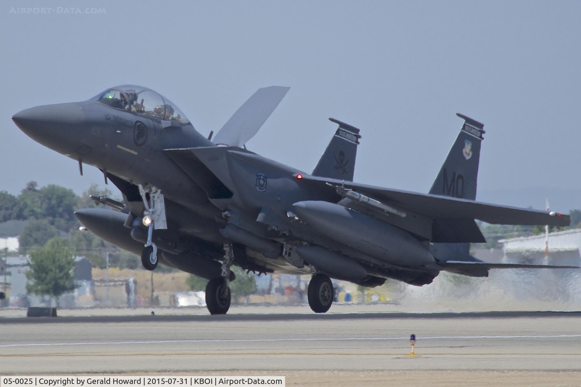05-0025, 2005 Boeing F-15SG Strike Eagle C/N SG25, Landing RWY 10L.  428th Fighter Sq., 