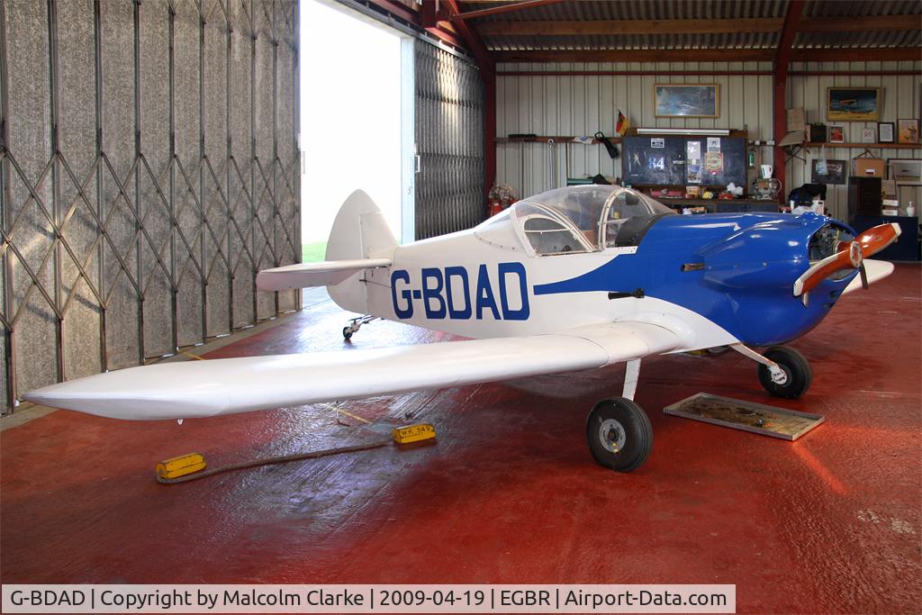 G-BDAD, 1976 Taylor JT-1 Monoplane C/N PFA 1453, Taylor JT-1 Monoplane at The John McLean Aerobatics Trophy Meeting, Breighton Airfield. April 19th 2009..