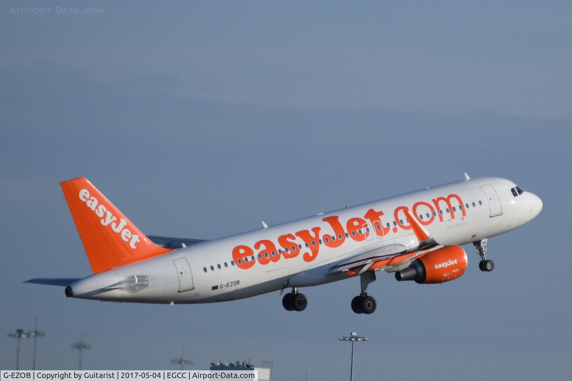 G-EZOB, 2015 Airbus A320-214 C/N 6416, At Manchester