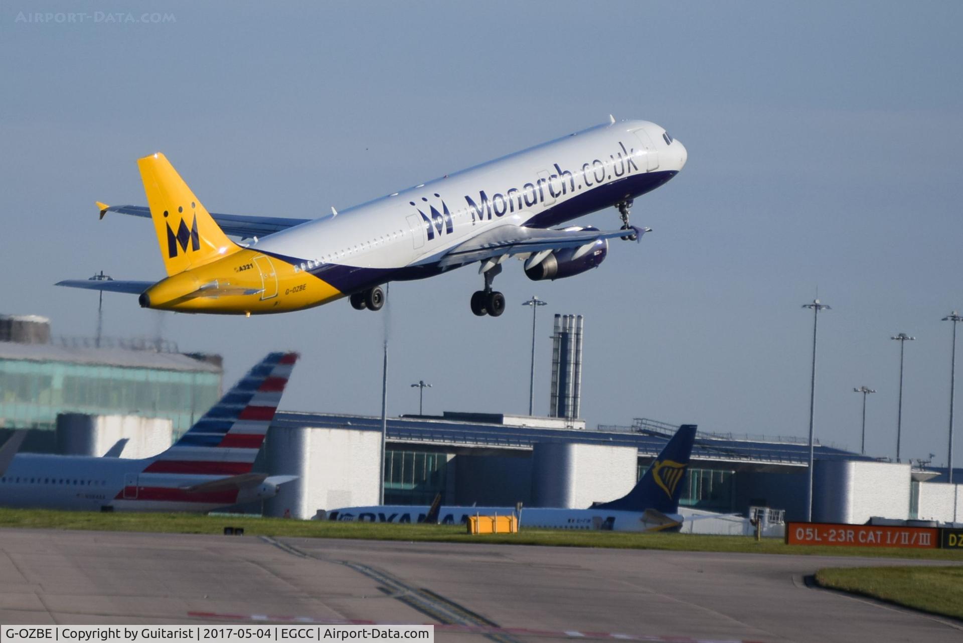 G-OZBE, 2002 Airbus A321-231 C/N 1707, At Manchester