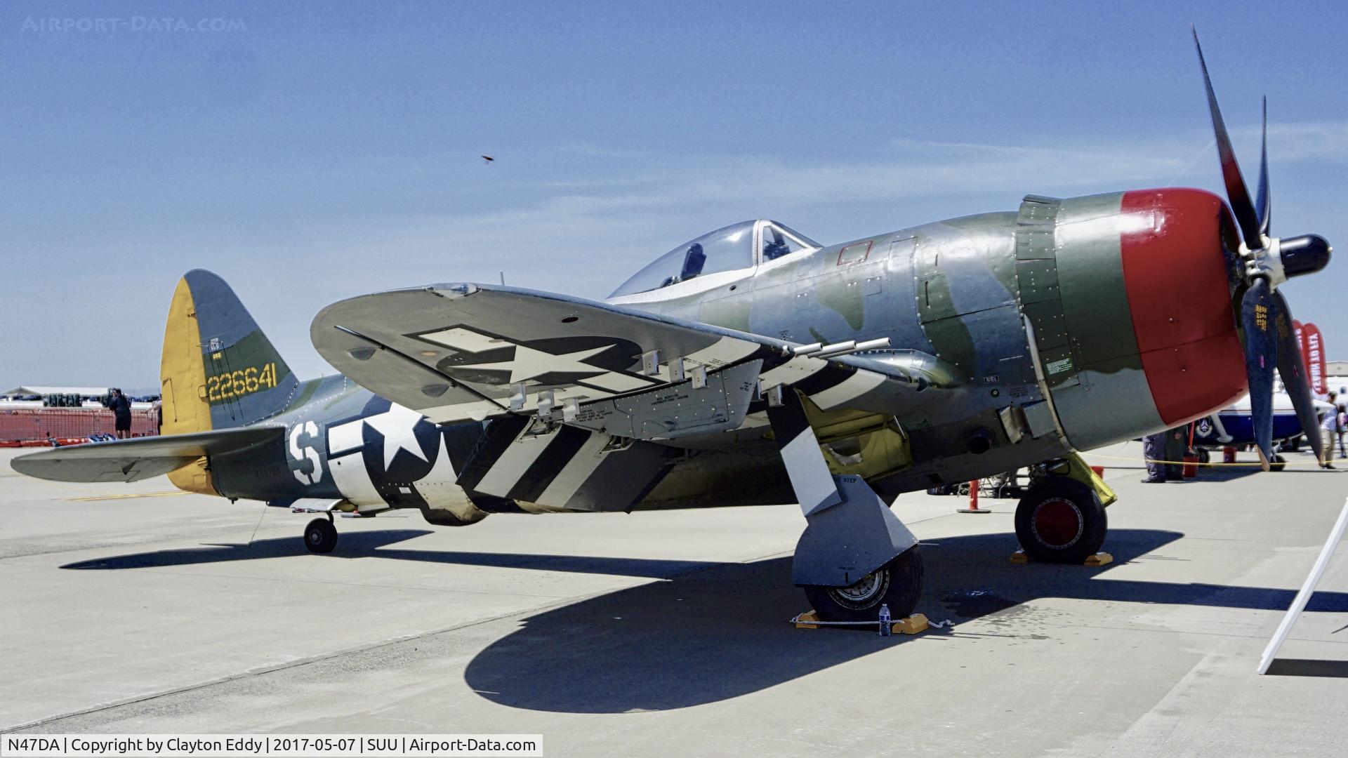 N47DA, 1944 Republic P-47D Thunderbolt C/N 399-55616, Travis AFB Airshow 2017