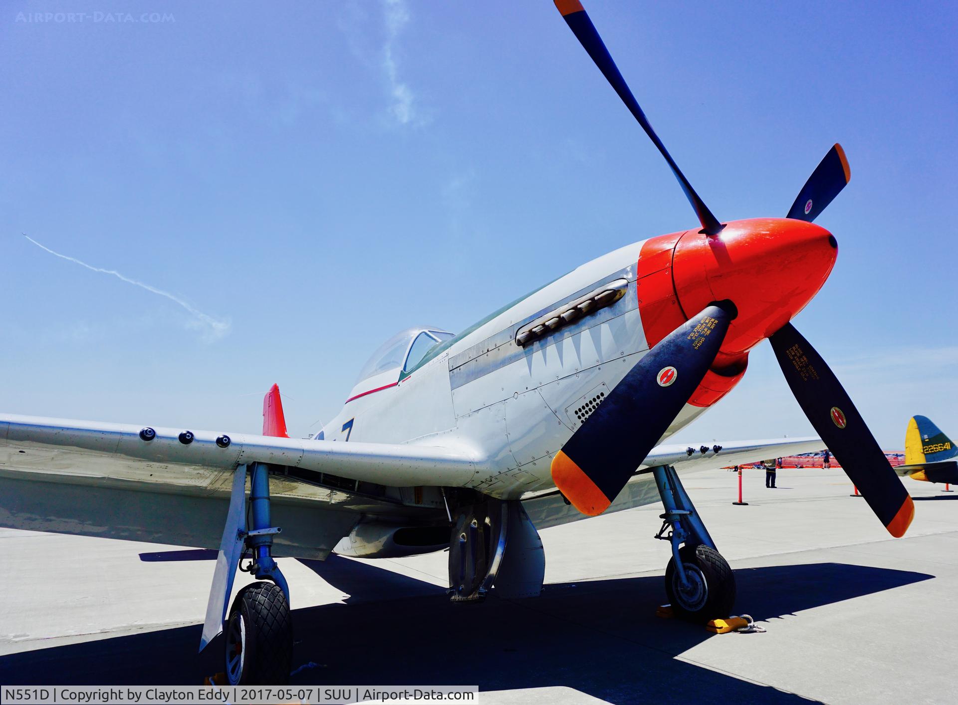 N551D, 1944 North American P-51D Mustang C/N 44-14826, Travis AFB Airshow 2017.