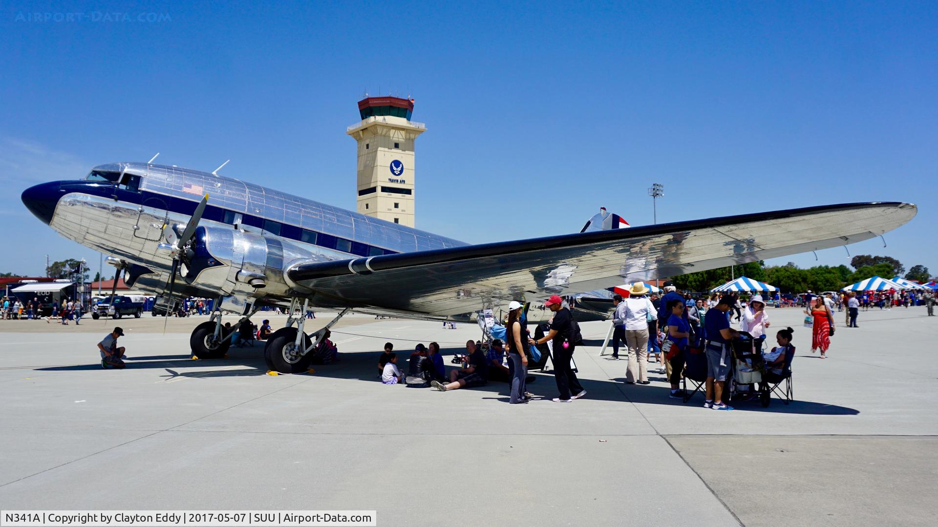 N341A, 1939 Douglas DC-3 C/N 2145, Travis AFB Airshow 2017.