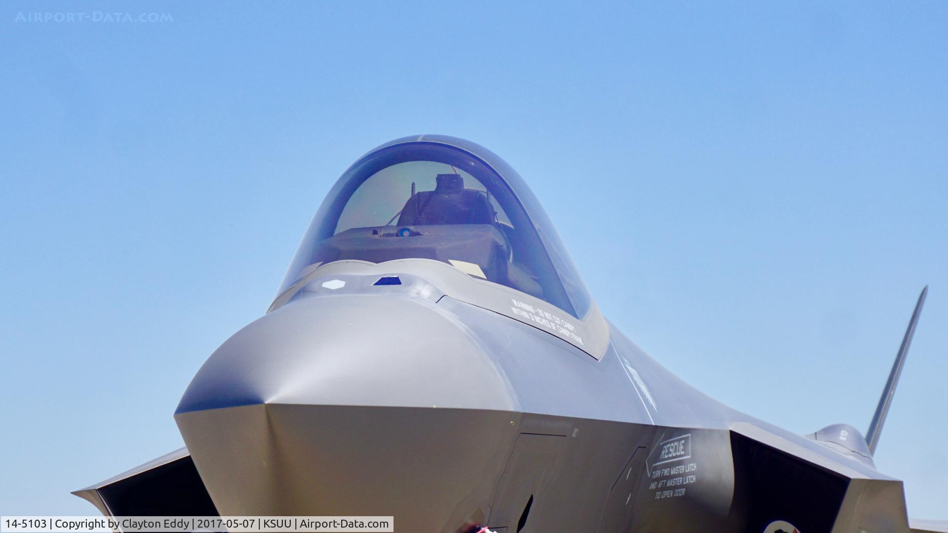 14-5103, 2016 Lockheed Martin F-35A Lightning II C/N AF-104, Travis AFB Airshow 2017.
