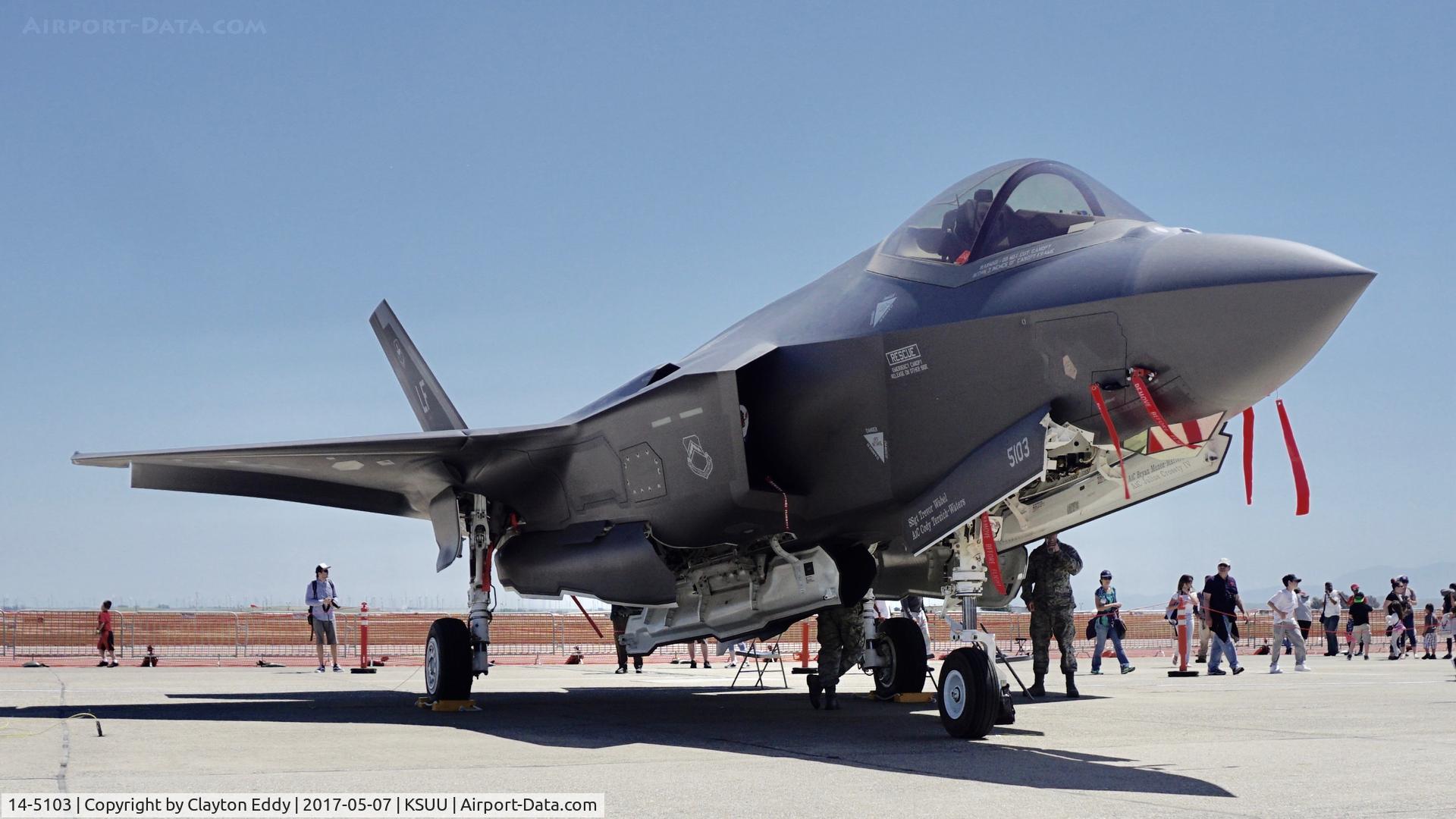 14-5103, 2016 Lockheed Martin F-35A Lightning II C/N AF-104, Travis AFB Airshow 2017.