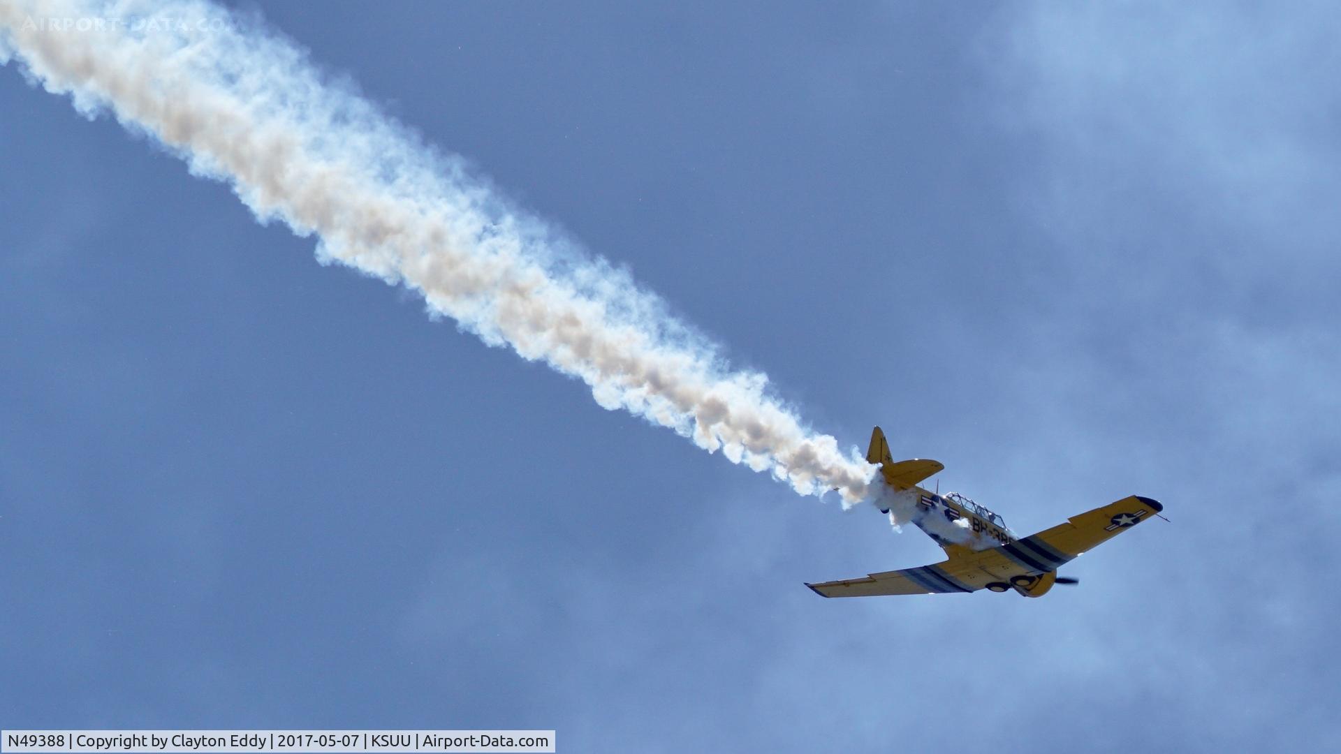 N49388, 1950 North American T-6G Texan C/N 168-169, Travis AFB Airshow 2017