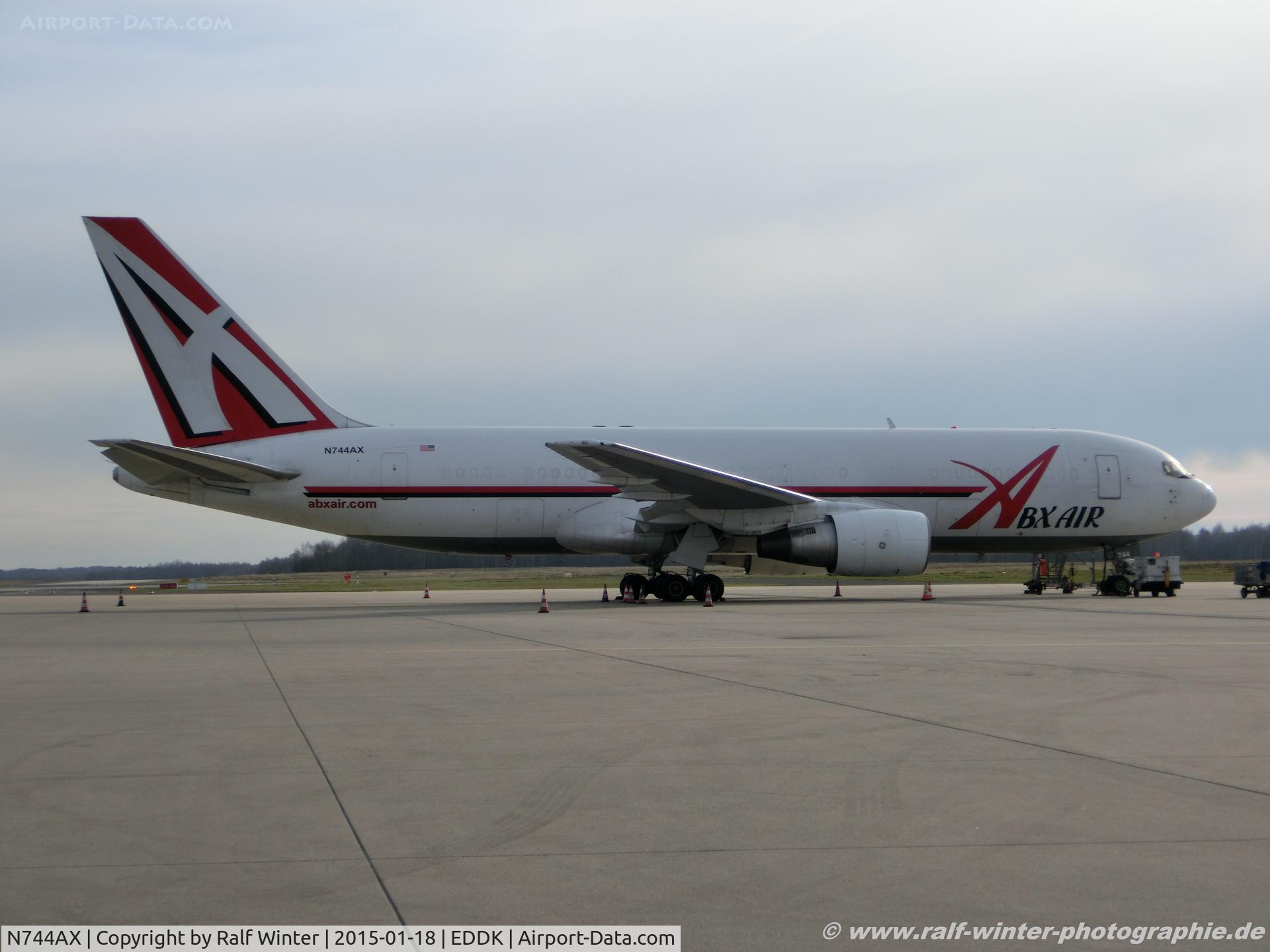 N744AX, 1983 Boeing 767-232 C/N 22221, Boeing 767-232F - ABX Air - 22221 - N744AX - 18.01.2015 - CGN