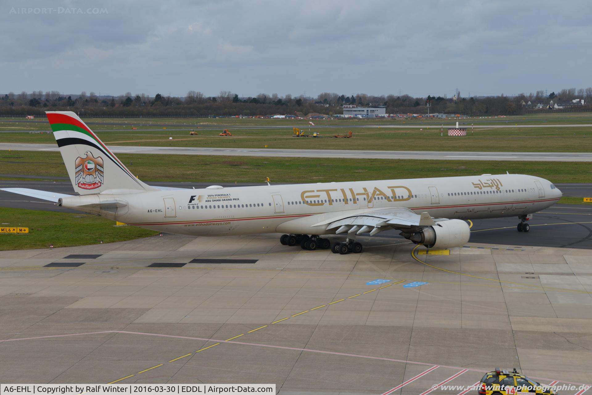 A6-EHL, 2009 Airbus A340-642X C/N 1040, Airbus A340-642 - EY ETD Etihad Airways - 1040 - A6-EHL - 30.03.2016 - DUs