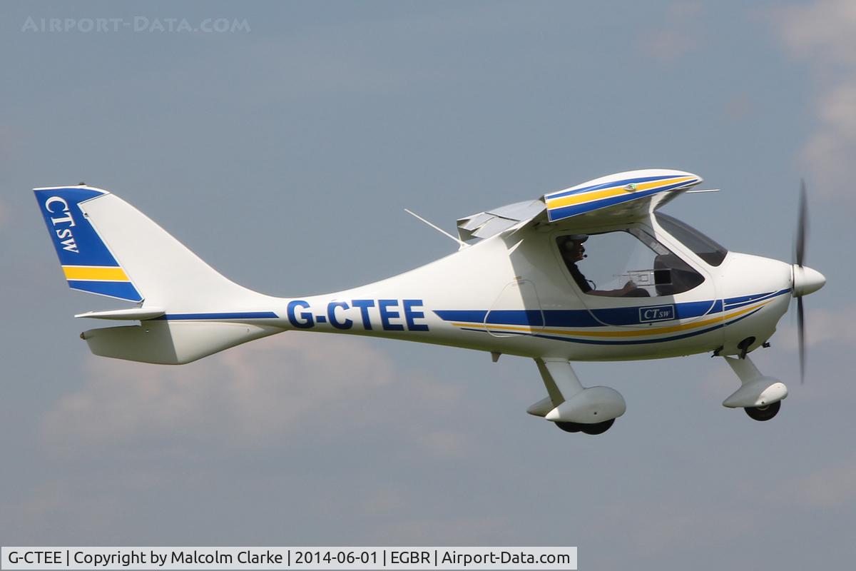 G-CTEE, 2007 Flight Design CTSW C/N 8269, Flight Design CTSW at Breighton Airfield's Open Cockpit and Biplane Fly-In. June 1st 2014.