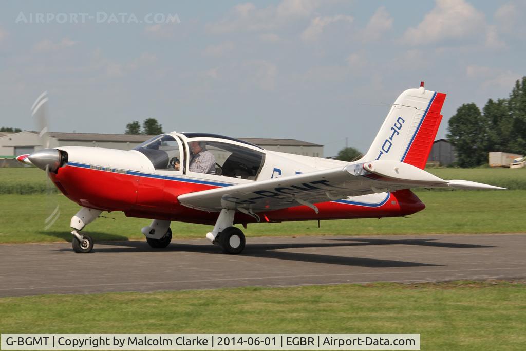 G-BGMT, 1978 Socata Rallye 235E Gabier C/N 13126, Socata Rallye 235E Gabier at Breighton Airfield's Open Cockpit and Biplane Fly-In. June 1st 2014.