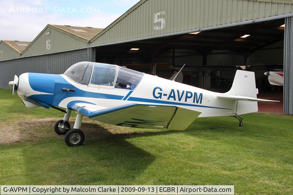 G-AVPM, 1957 SAN Jodel D-117 C/N 593, SAN Jodel D-117 at Breighton Airfield's Helicopter Fly-In. September 13th 2009.