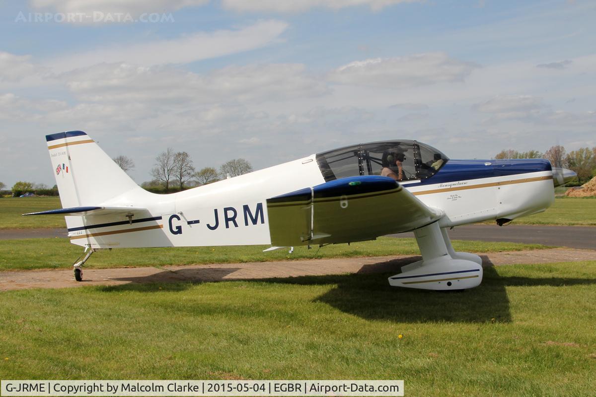 G-JRME, 2009 Jodel D-140E Mousquetaire IV C/N 444/PFA 251-13155, Jodel D-140E Mousquetaire IV at Breighton Airfield's Auster Fly-In. May 4th 2015.