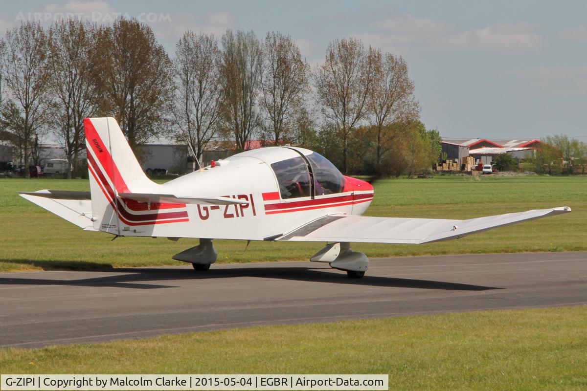G-ZIPI, 1982 Robin DR-400-180 Regent Regent C/N 1557, Robin DR-400-180 Regent at Breighton Airfield's Auster Fly-In. May 4th 2015.