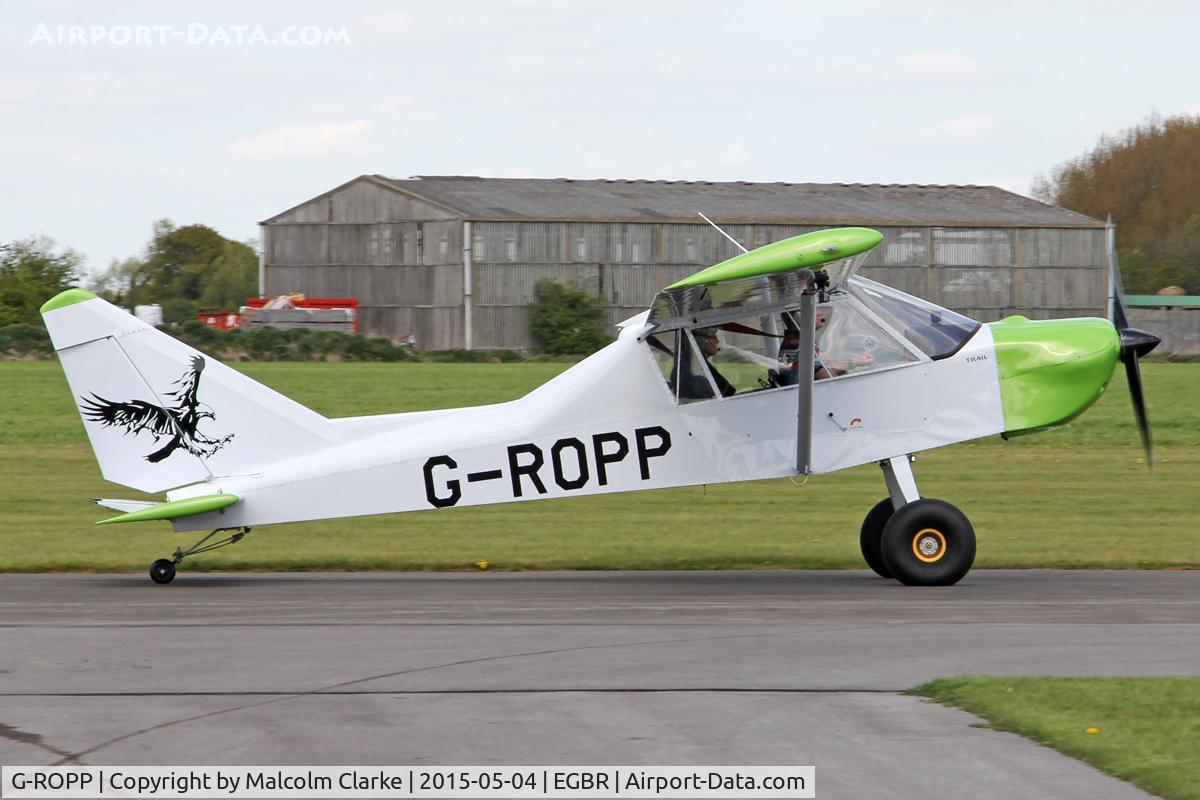G-ROPP, 2012 Groppo Trial C/N LAA 372-15178, Nando Groppo Trial at Breighton Airfield's Auster Fly-In. May 4th 2015.