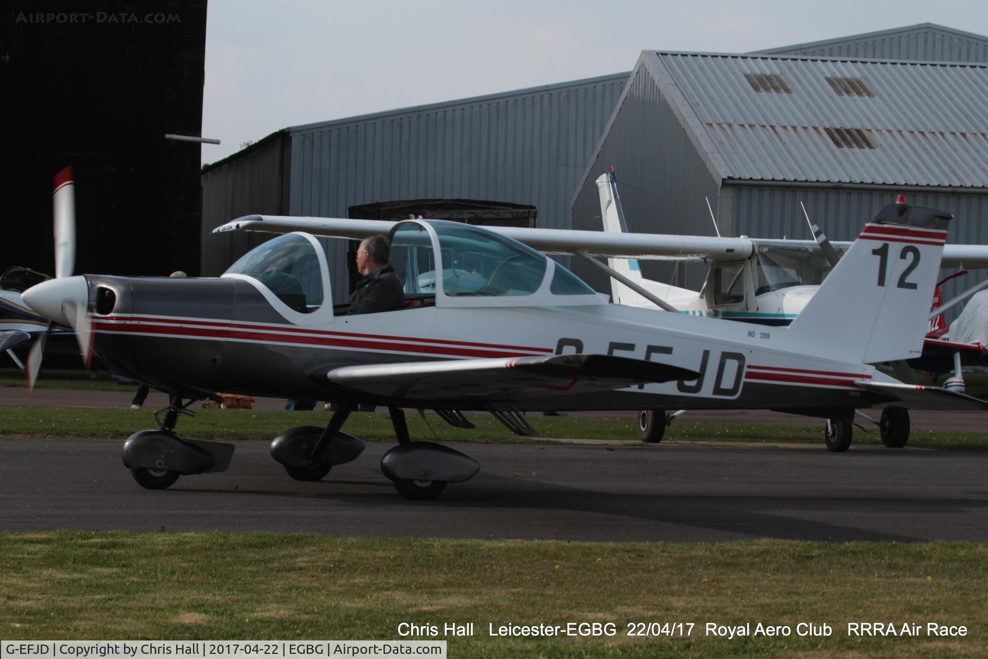 G-EFJD, 1971 Bolkow Bo-209C Monsun 160FV C/N 126, Royal Aero Club 3R's air race