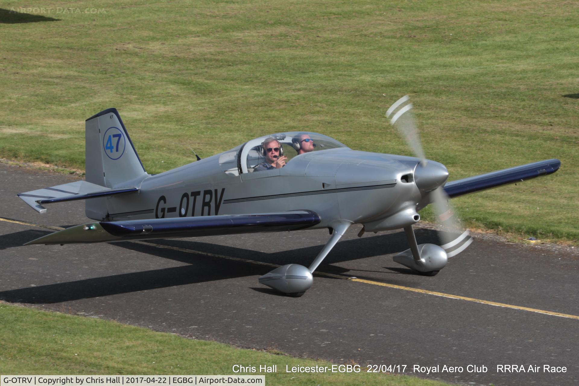 G-OTRV, 1999 Vans RV-6 C/N PFA 181-13302, Royal Aero Club 3R's air race