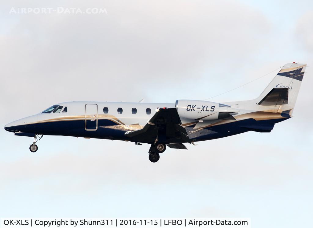 OK-XLS, 2010 Cessna 560XL Citation XLS+ C/N 560-6060, Landing rwy 32L