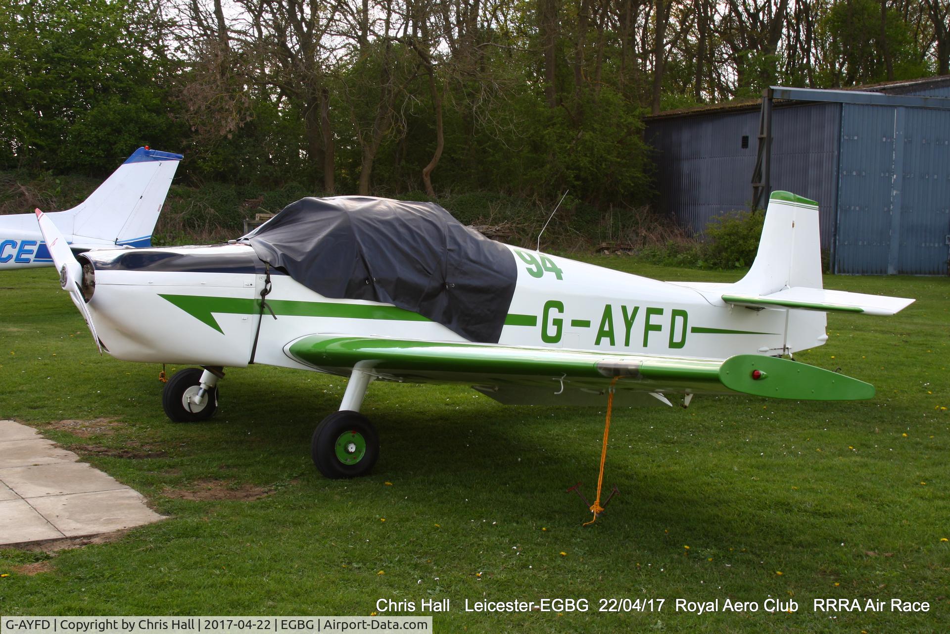 G-AYFD, 1970 Rollason Druine D-62B Condor C/N RAE/645, Royal Aero Club 3R's air race