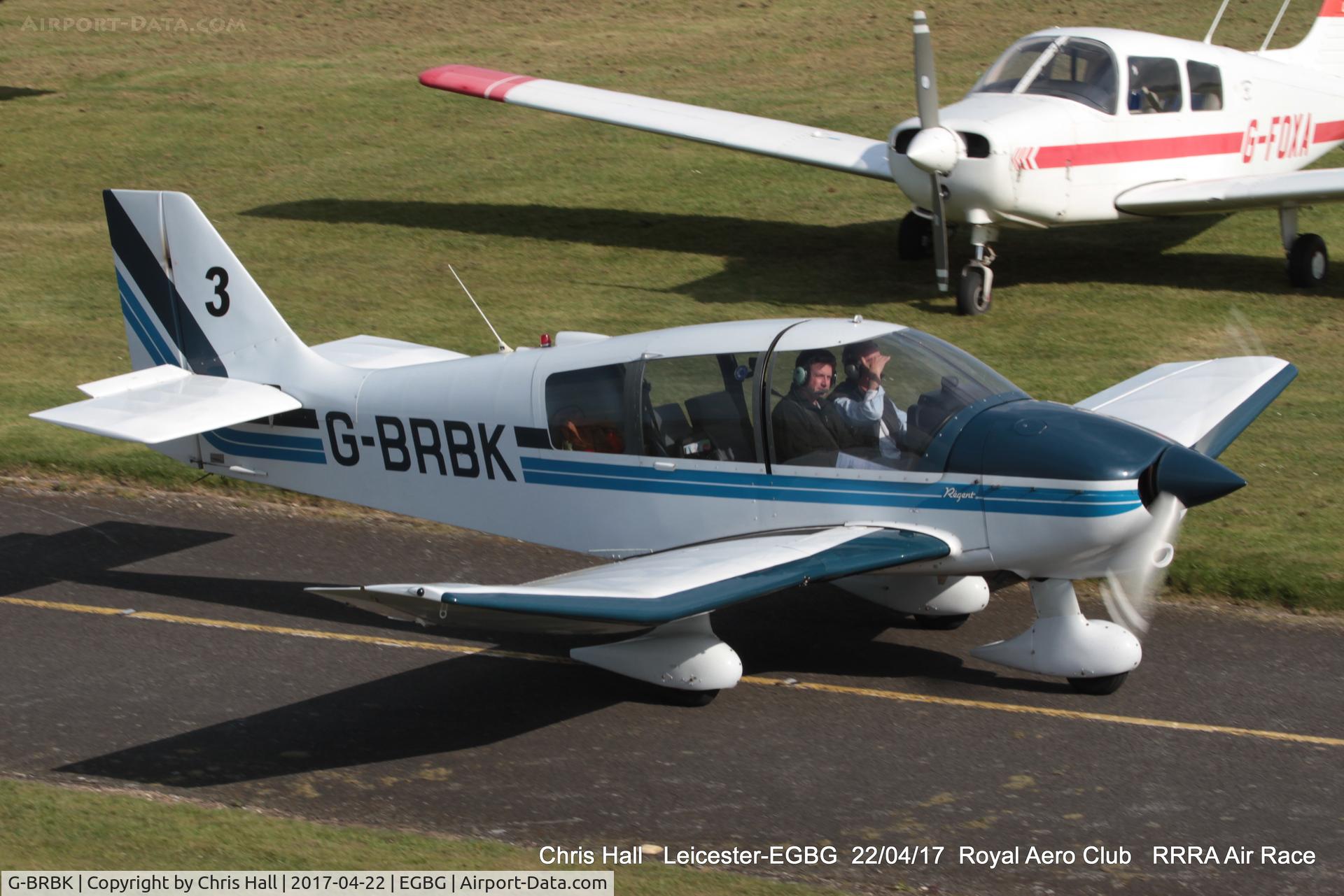 G-BRBK, 1989 Robin DR-400-180 Regent Regent C/N 1915, Royal Aero Club 3R's air race