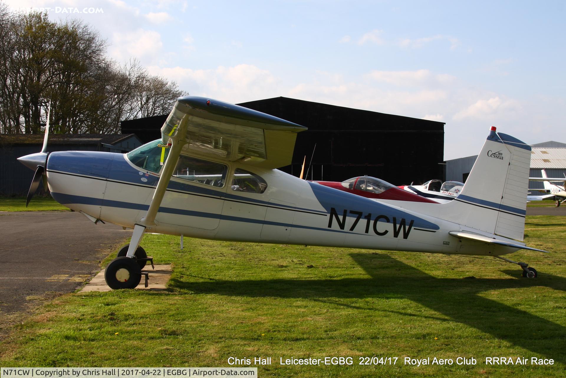 N71CW, 1962 Cessna 180E C/N 18051093, Royal Aero Club 3R's air race