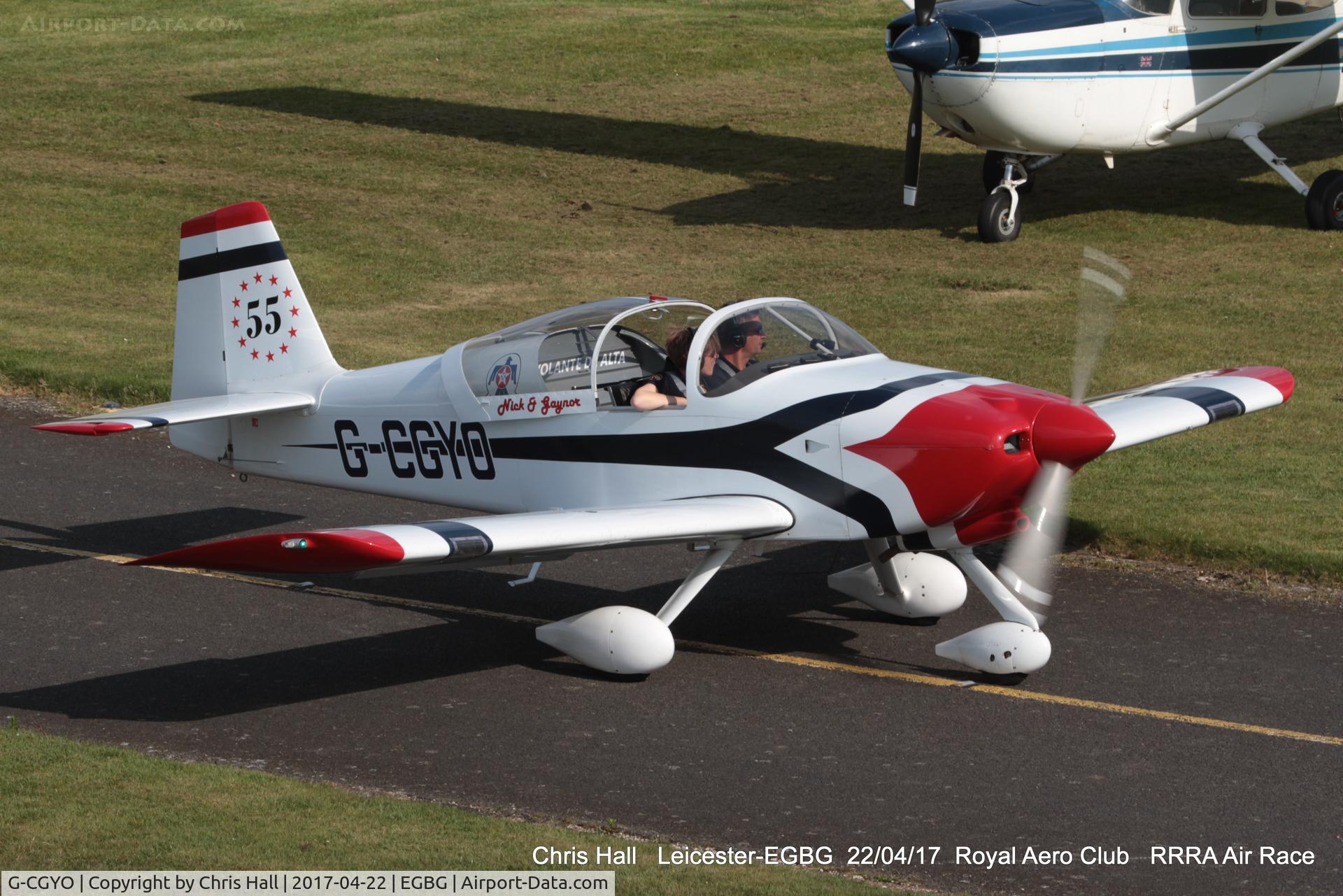 G-CGYO, 2005 Vans RV-6A C/N 24704, Royal Aero Club 3R's air race