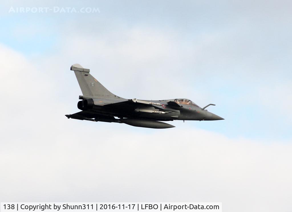 138, Dassault Rafale C C/N 138, Passing above rwy 14R for exercice... Ex. 118-GQ