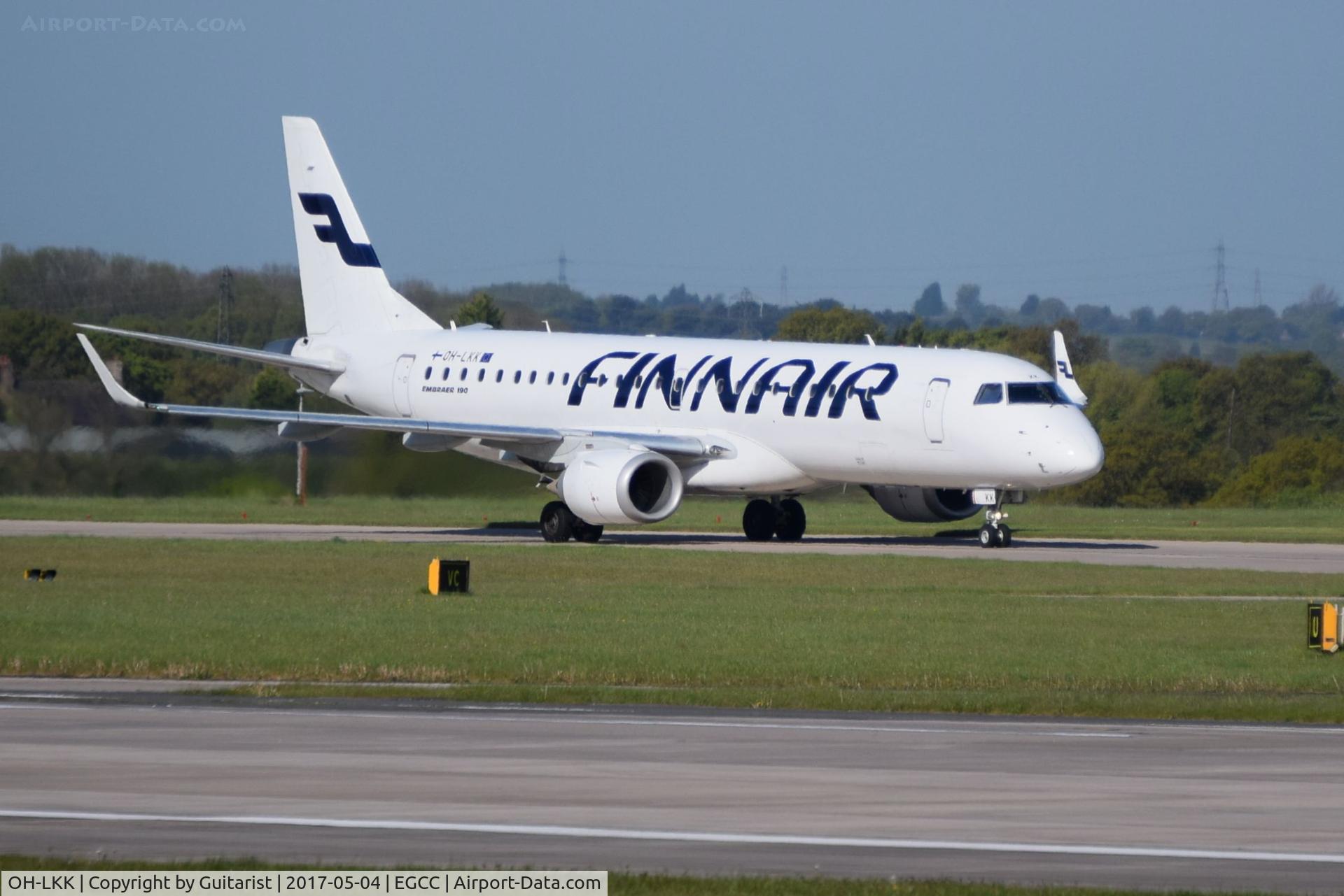 OH-LKK, 2007 Embraer 190LR (ERJ-190-100LR) C/N 19000127, At Manchester